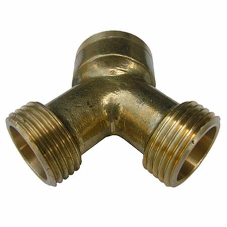 TRANSPAC IMPORTS Brass Hose Wye, 6PK 207851